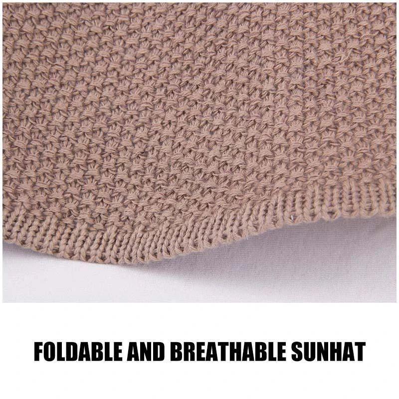 Cappello da spiaggia a tesa larga da donna con taglia regolabile per l’estate, protezione UV