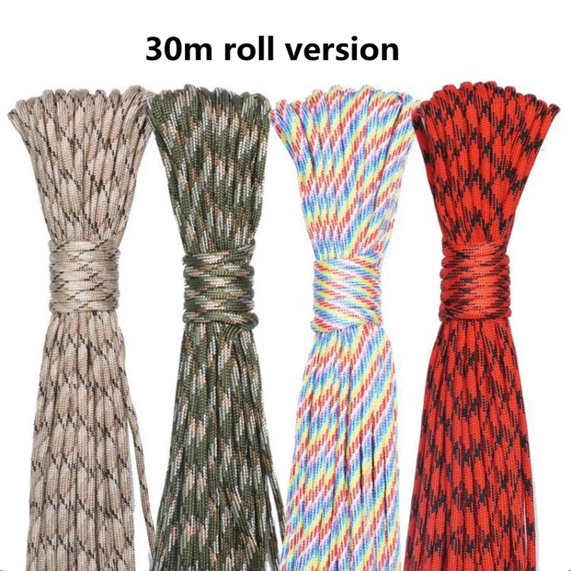 Survival Essentials Paracord Seil 550, 20 Meter Militärstärke für den Außenbereich