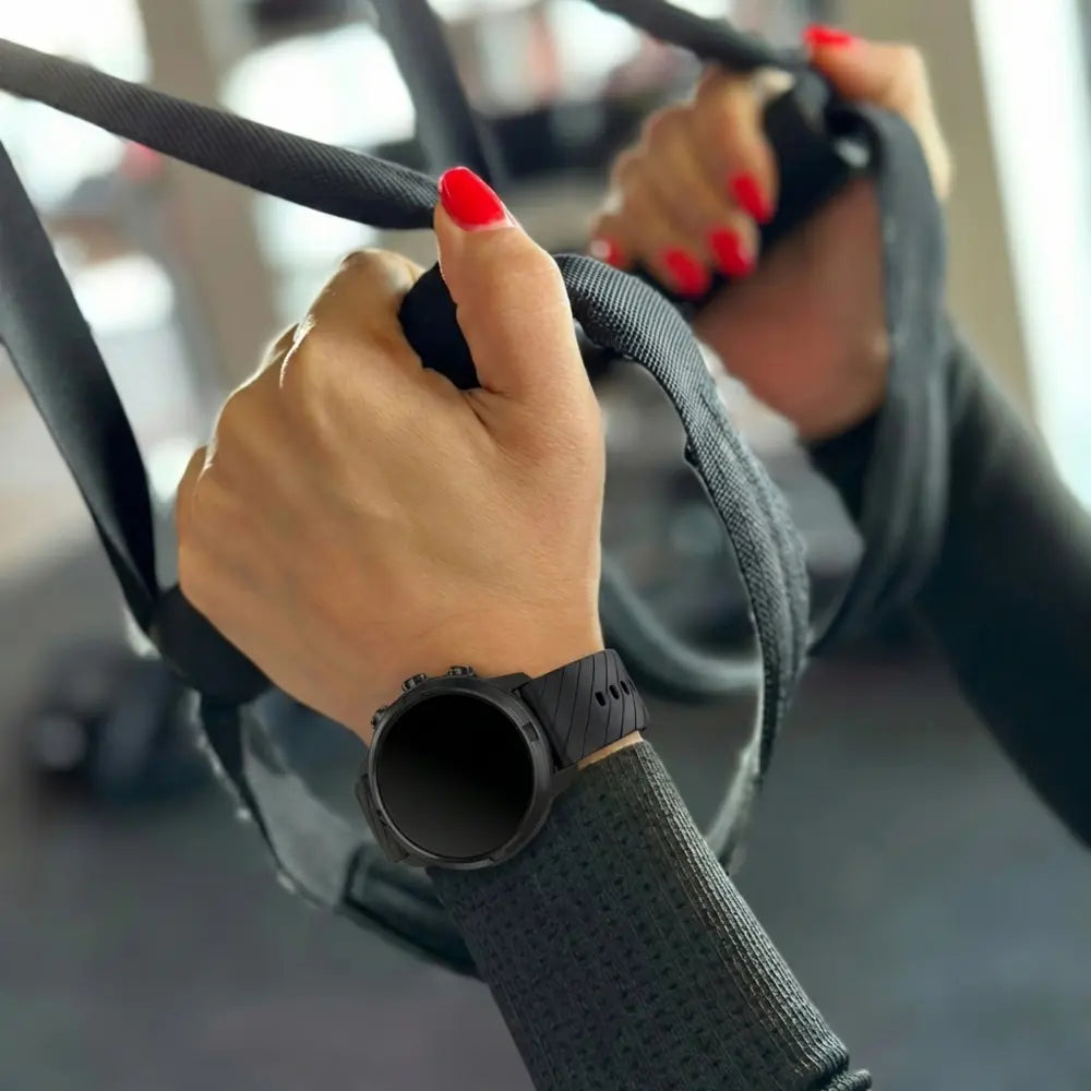Suunto 9 Baro Correa de Silicona Negra para Relojes Inteligentes