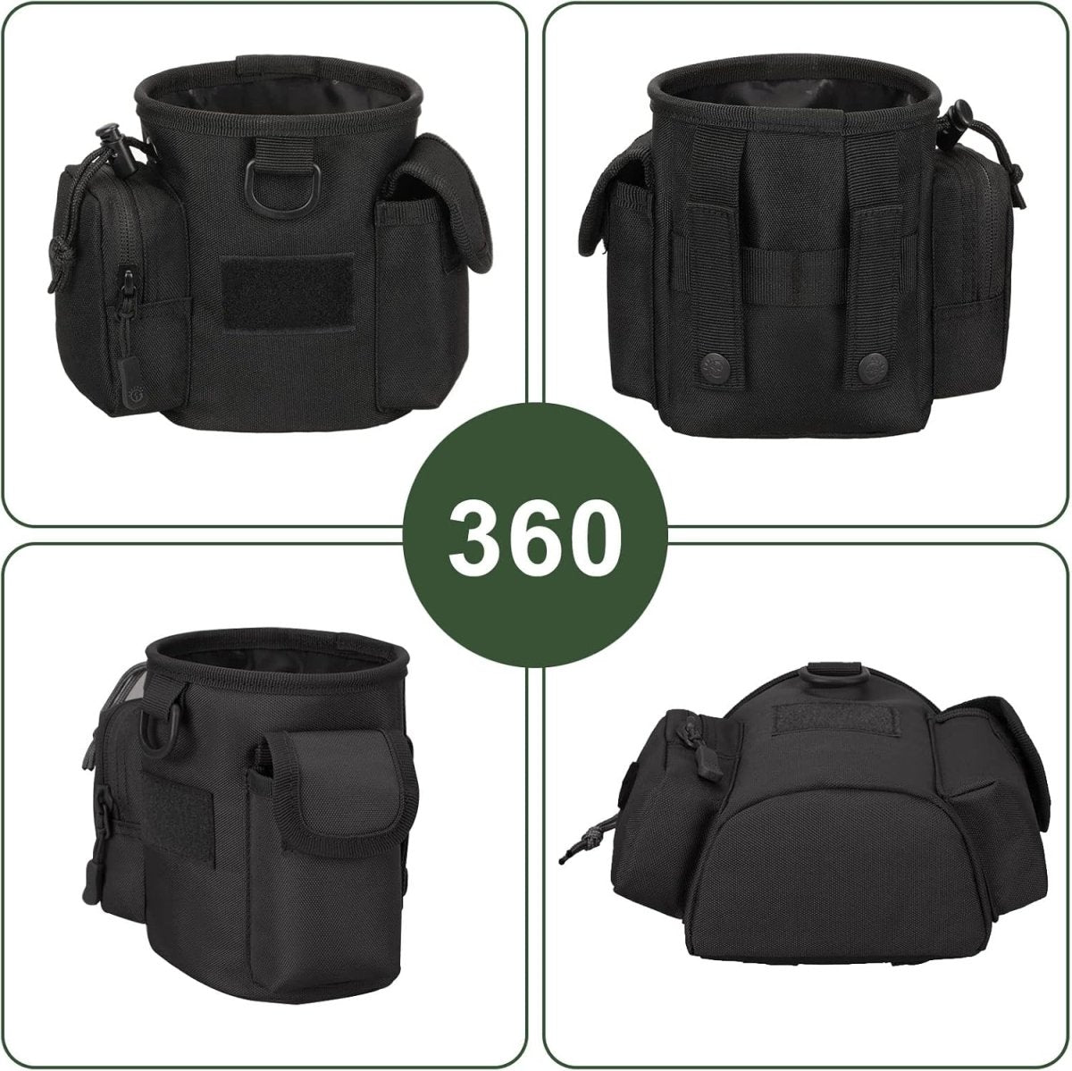 TacticalPouch Hurtig Adgang Godbidspose til Hunde til Gåture og Træning
