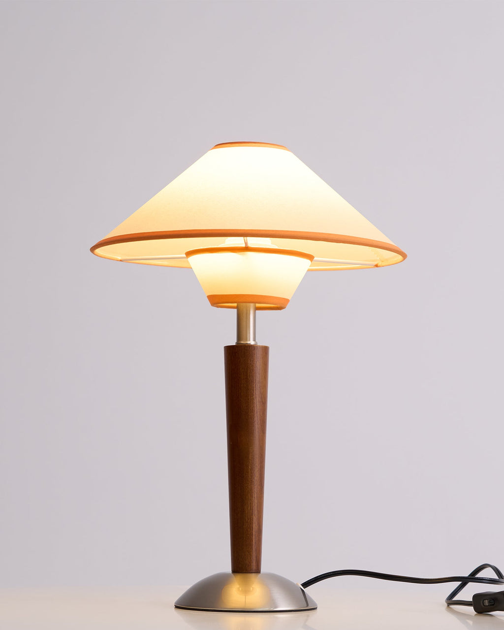 Alderwood-Leinenschirm-Tischlampe | Ormexis