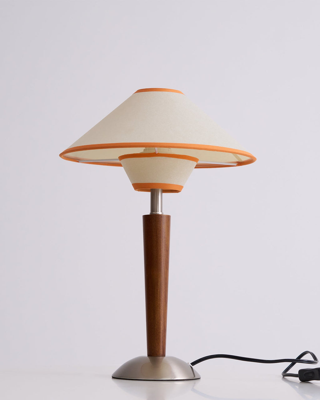 Alderwood-Leinenschirm-Tischlampe | Ormexis