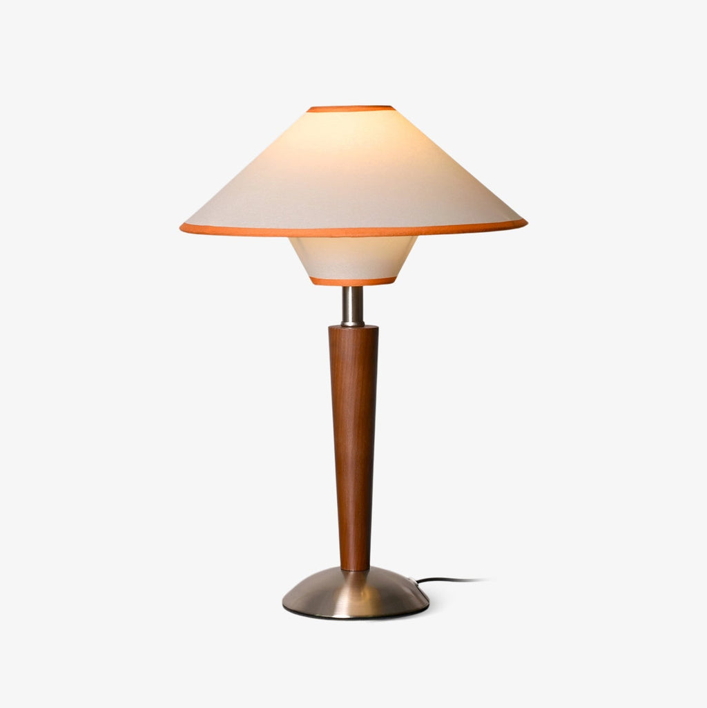 Alderwood-Leinenschirm-Tischlampe | Ormexis