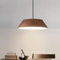 Wood Finish Dome Ceiling Light | Ormexis
