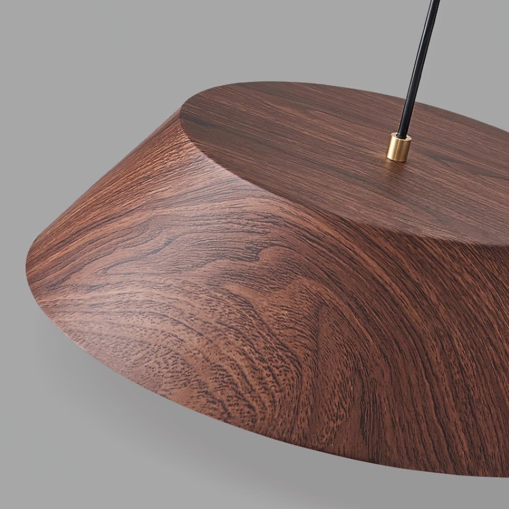 Wood Finish Dome Ceiling Light | Ormexis