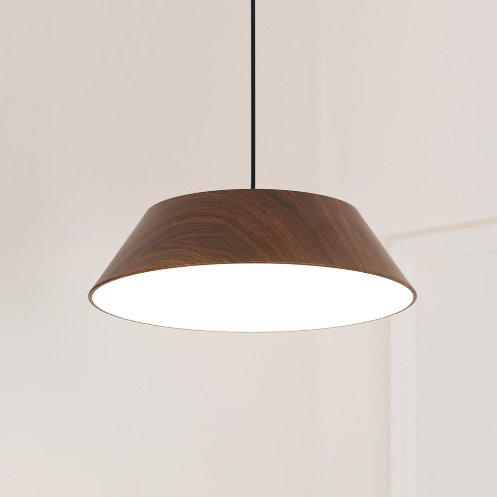 Wood Finish Dome Ceiling Light | Ormexis