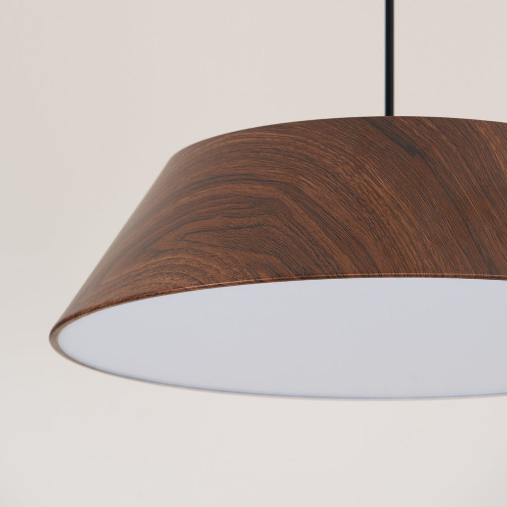 Wood Finish Dome Ceiling Light | Ormexis