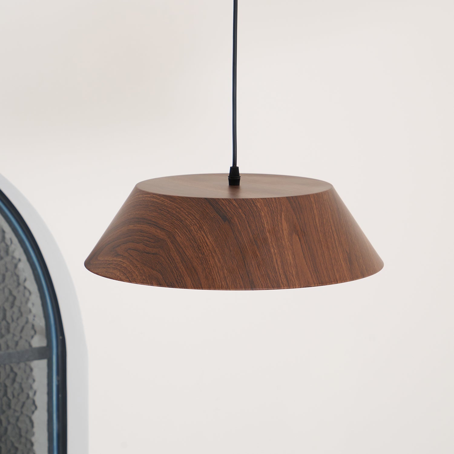 Wood Finish Dome Ceiling Light | Ormexis