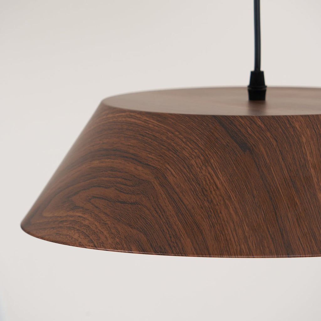 Wood Finish Dome Ceiling Light | Ormexis