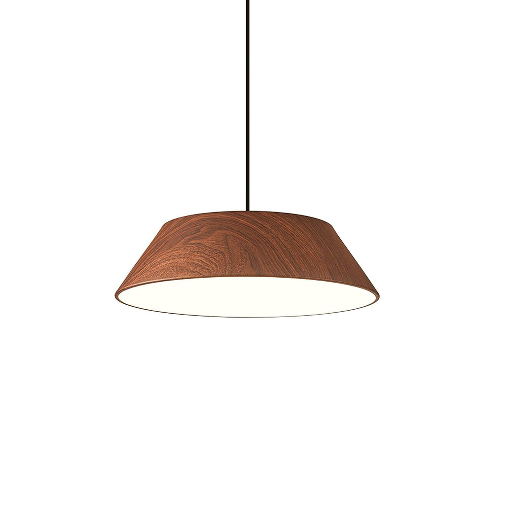 Wood Finish Dome Ceiling Light | Ormexis