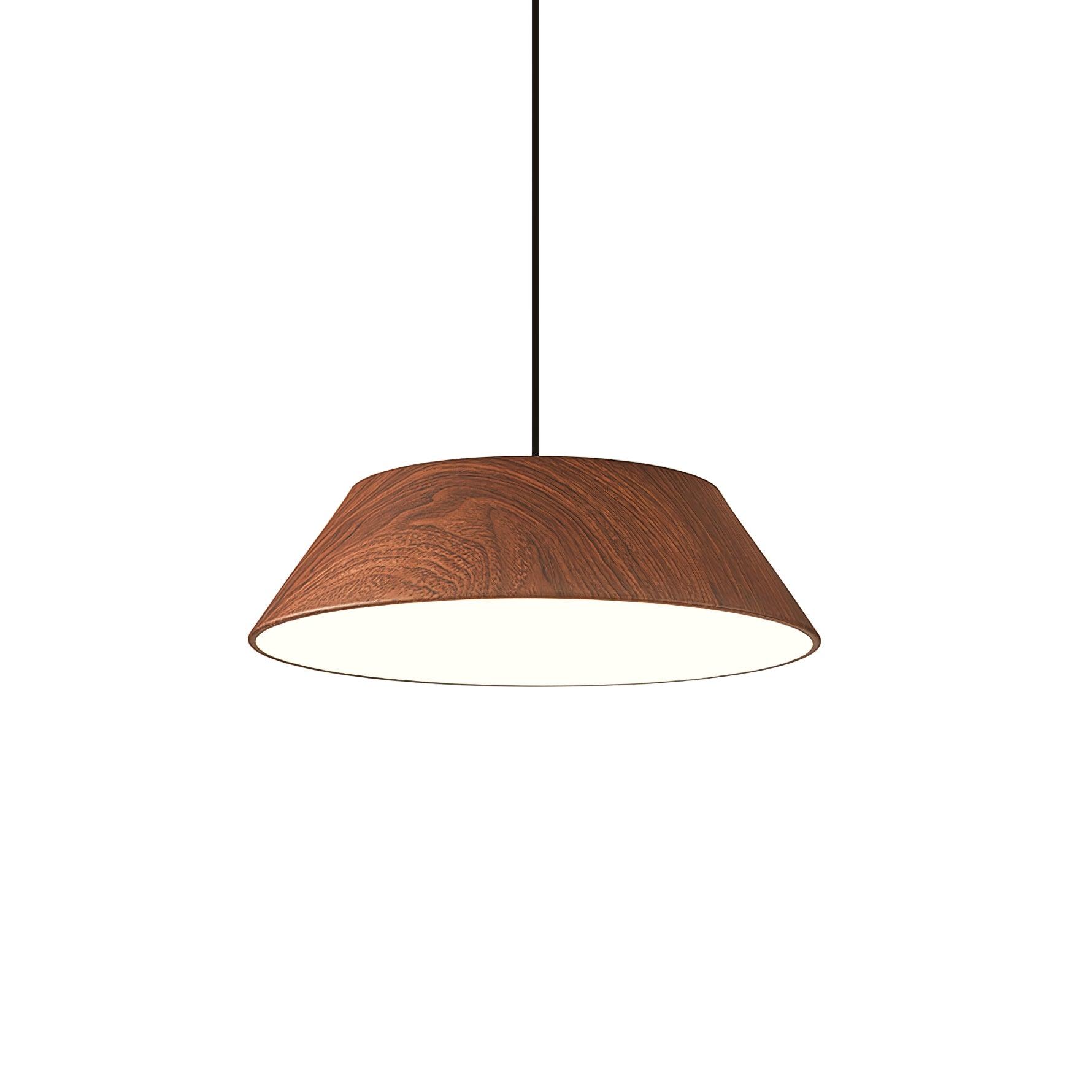 Wood Finish Dome Ceiling Light | Ormexis