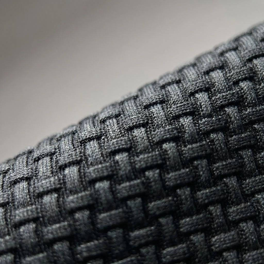 Textured Knit Polo Shirt -  Smart Casual Dressing - Ormexis