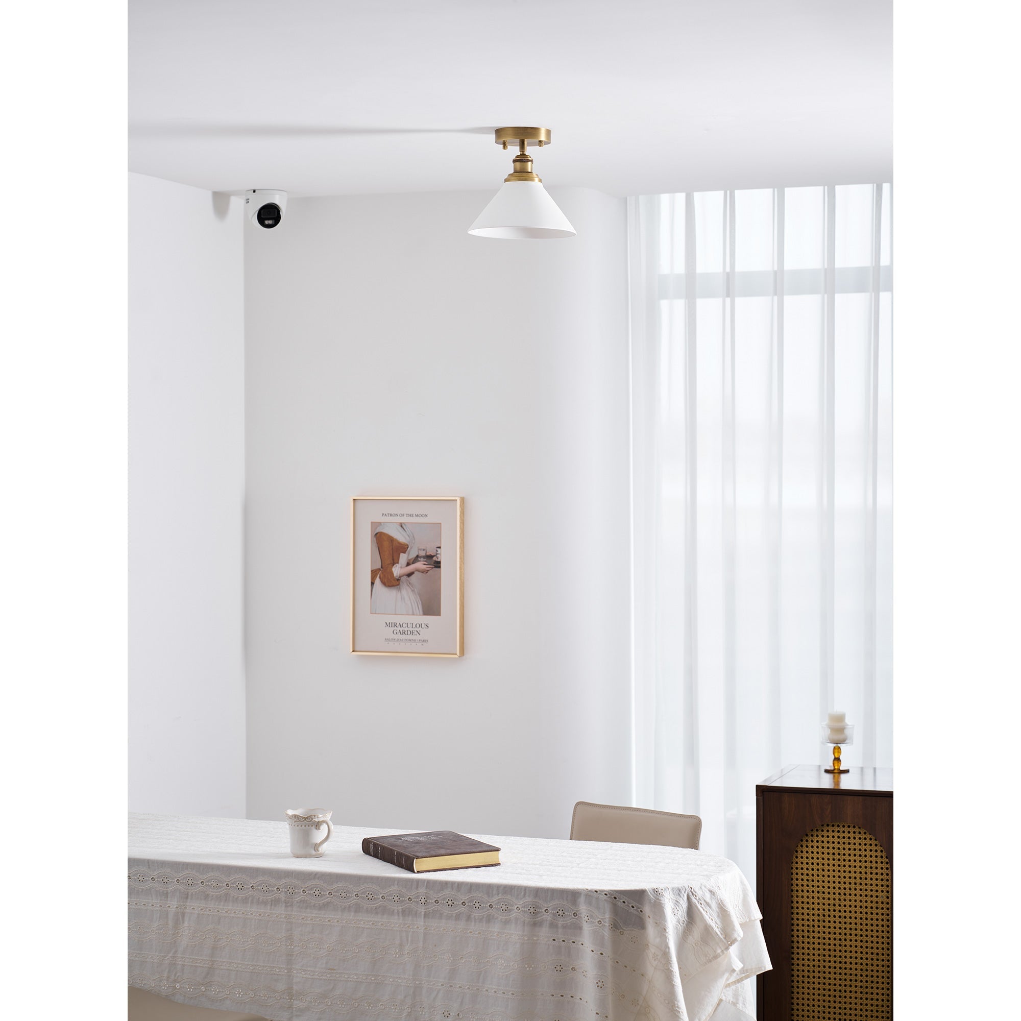 Parisian Cone Flush Mount Light | Ormexis