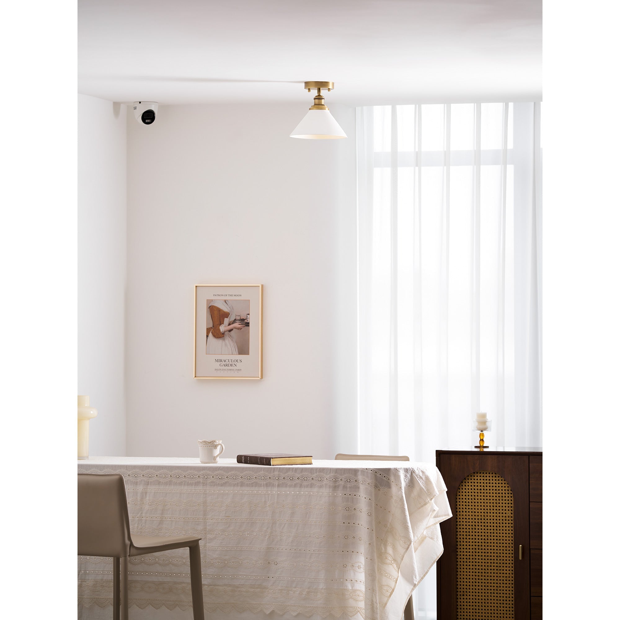 Parisian Cone Flush Mount Light | Ormexis