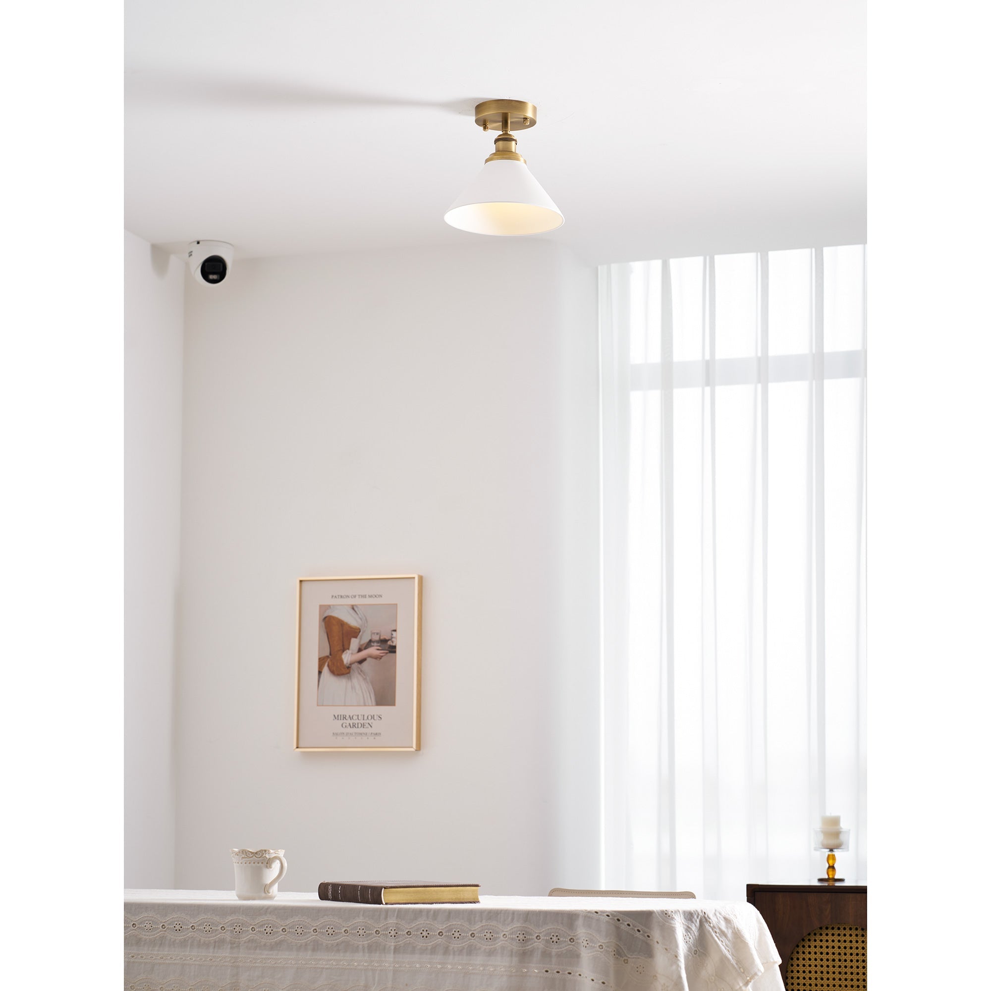 Parisian Cone Flush Mount Light | Ormexis