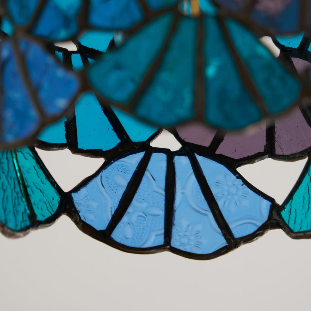 Vintage Mosaic Glass Flush Mount | Ormexis