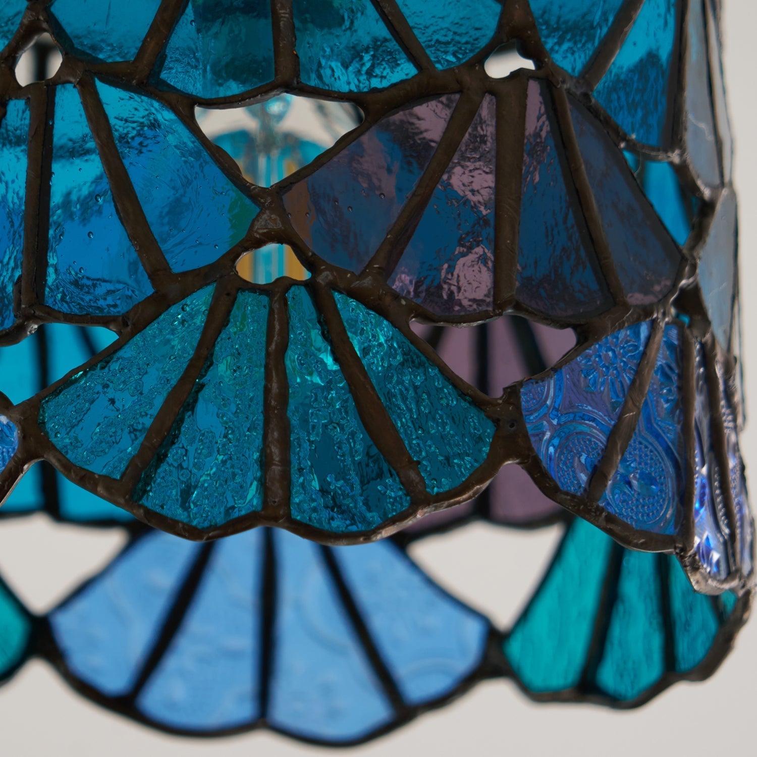 Vintage Mosaic Glass Flush Mount | Ormexis