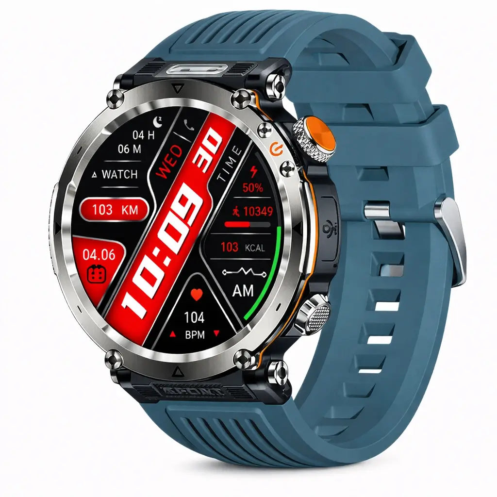 TitanCore-serien robust GPS-smartwatch med sundhedsovervågning til udendørs eventyr