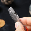 Fish-Shaped Titanium Survival Whistle For Portable Outdoor Use