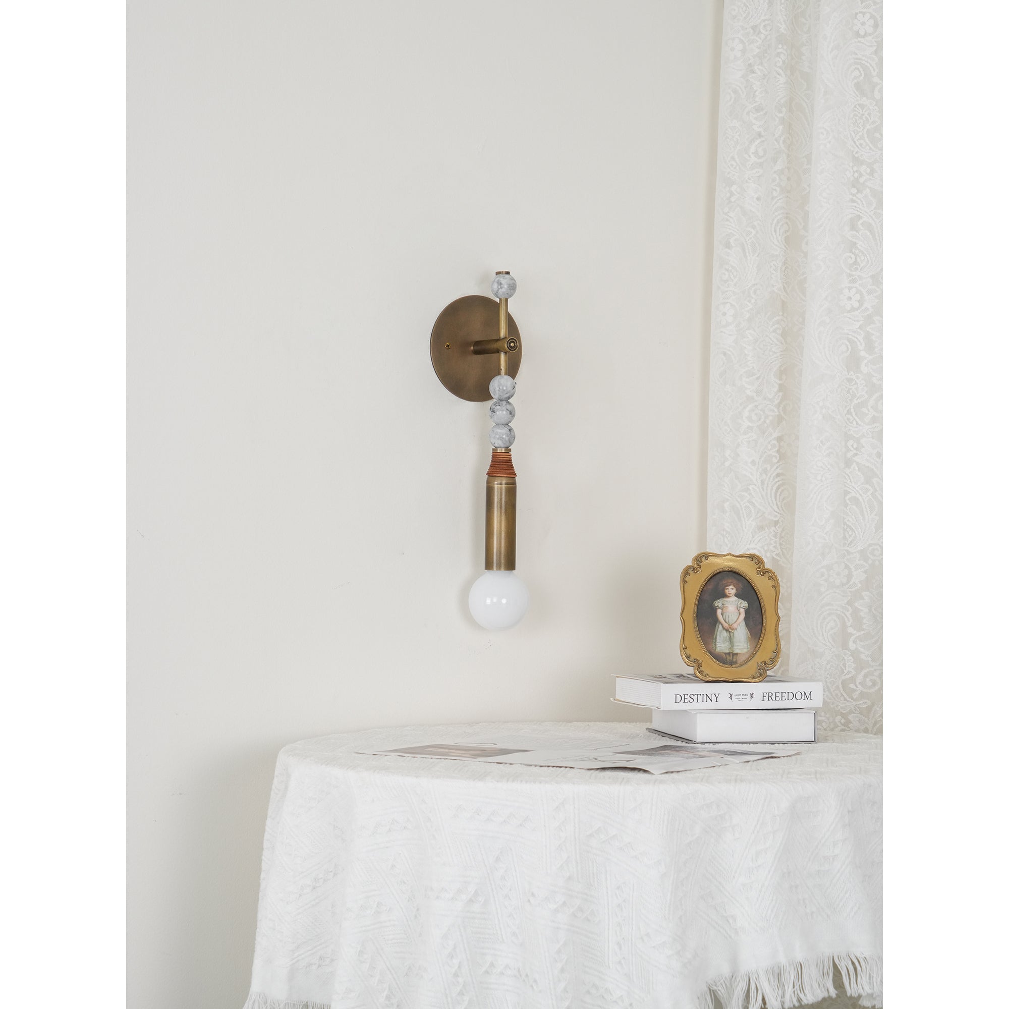 Virelle Beaded Wall Sconce | Ormexis