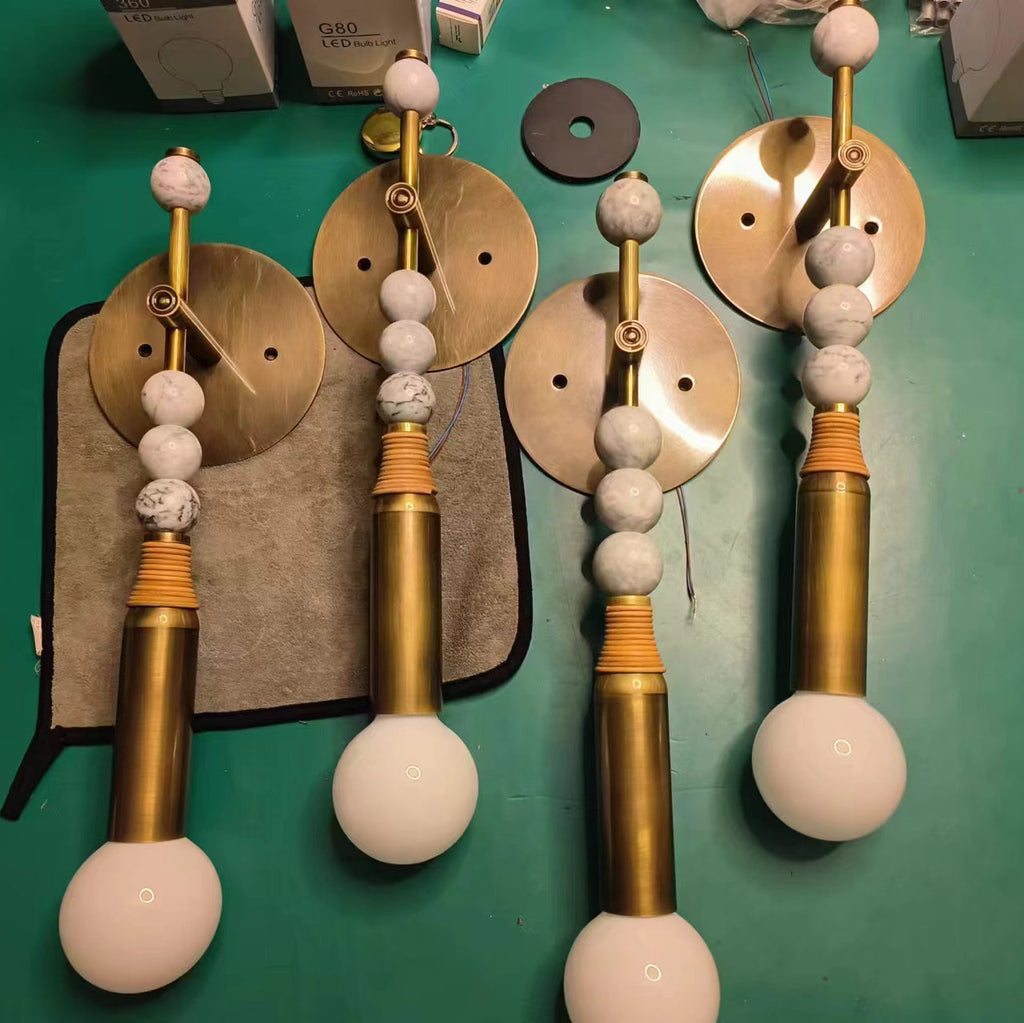 Virelle Beaded Wall Sconce | Ormexis