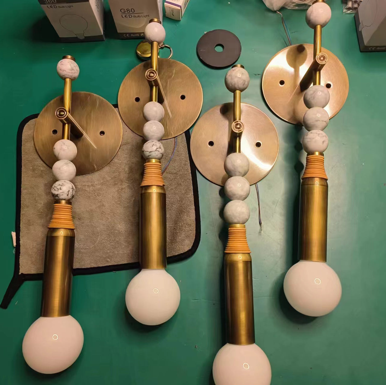 Virelle Beaded Wall Sconce | Ormexis