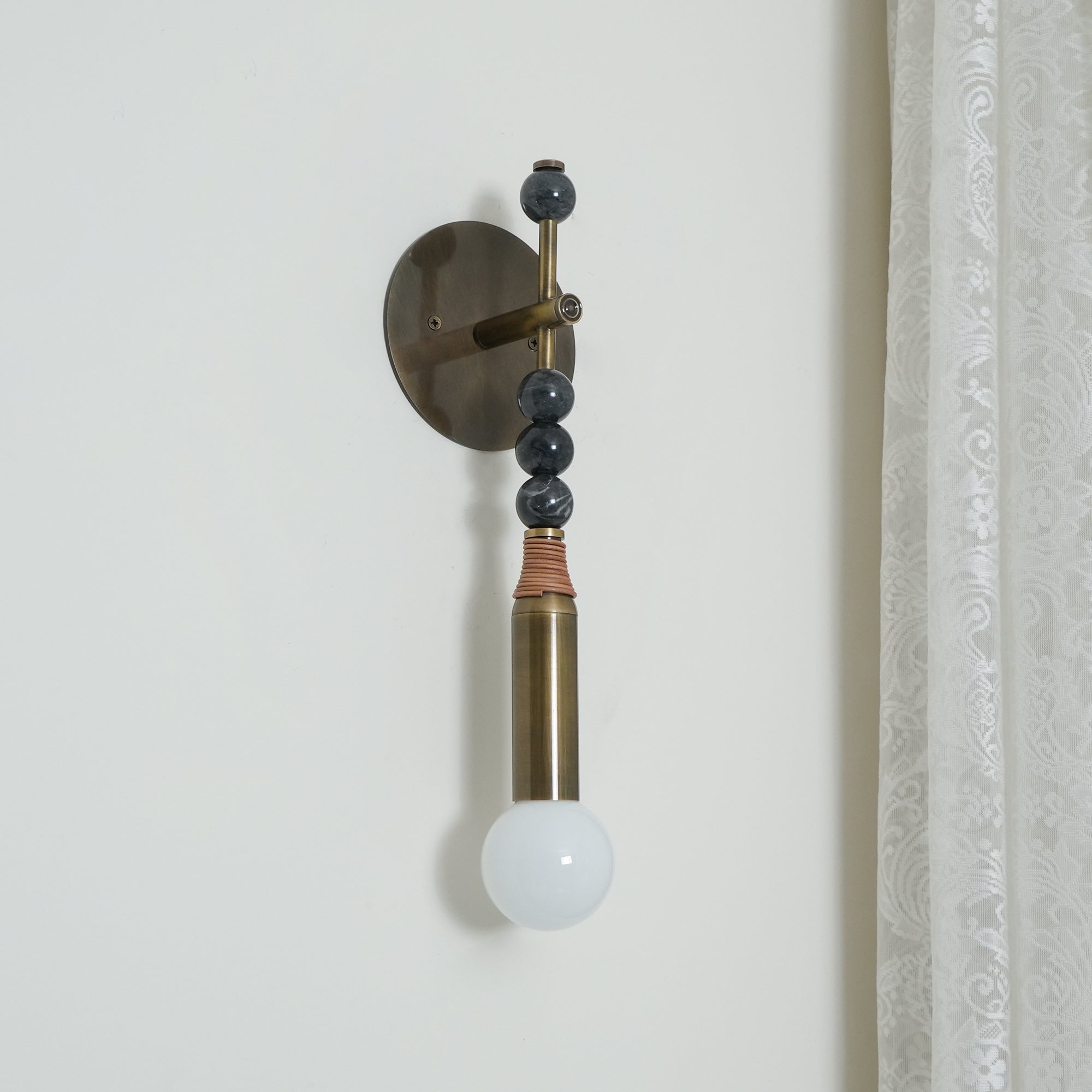 Virelle Beaded Wall Sconce | Ormexis