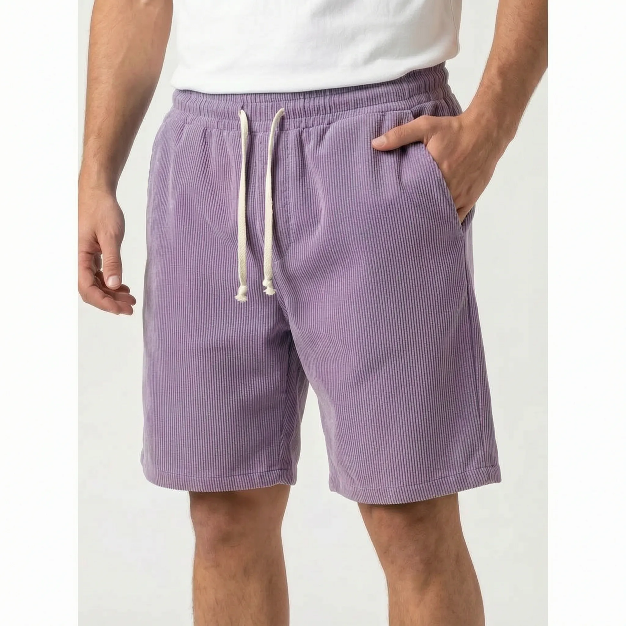 Shorts Texturizados Casual para Hombre - Salidas de Fin de Semana Casual - Ormexis
