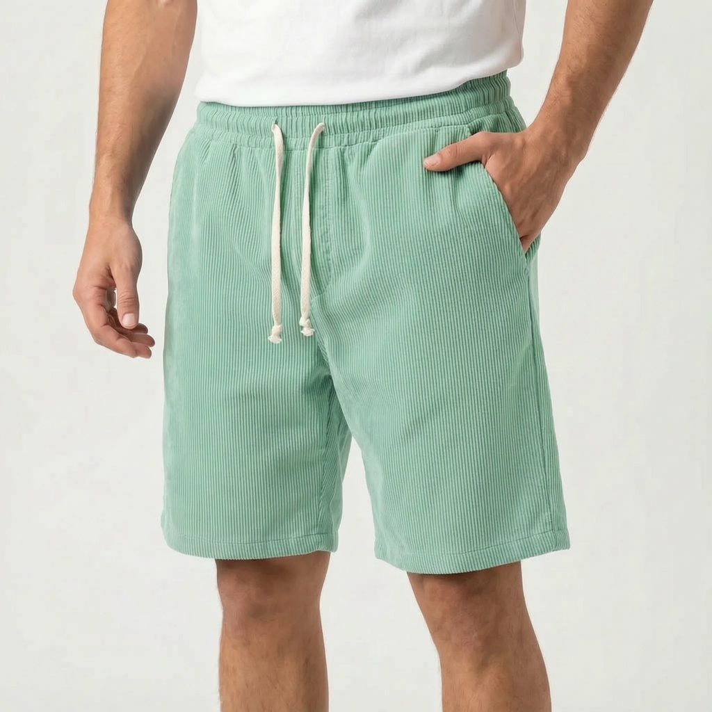 Shorts Texturizados Casual para Hombre - Salidas de Fin de Semana Casual - Ormexis