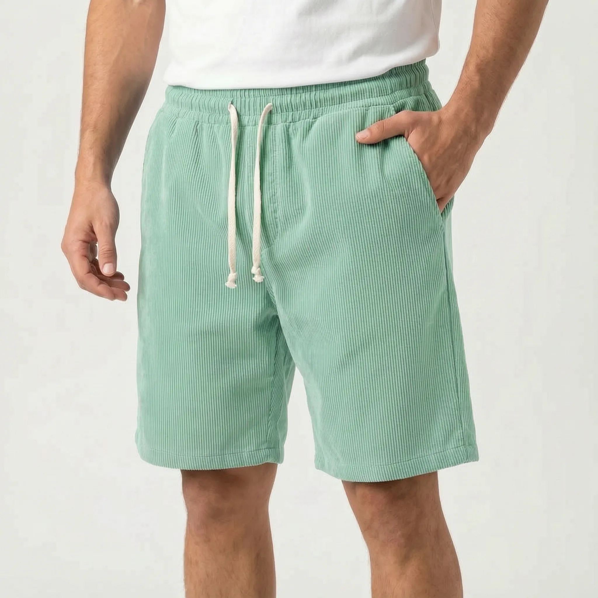 Shorts Texturizados Casual para Hombre - Salidas de Fin de Semana Casual - Ormexis