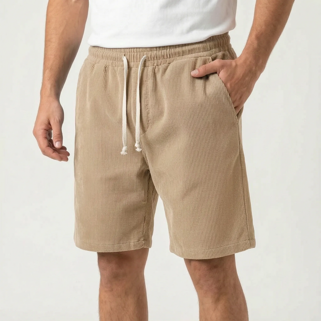 Shorts Texturizados Casual para Hombre - Salidas de Fin de Semana Casual - Ormexis