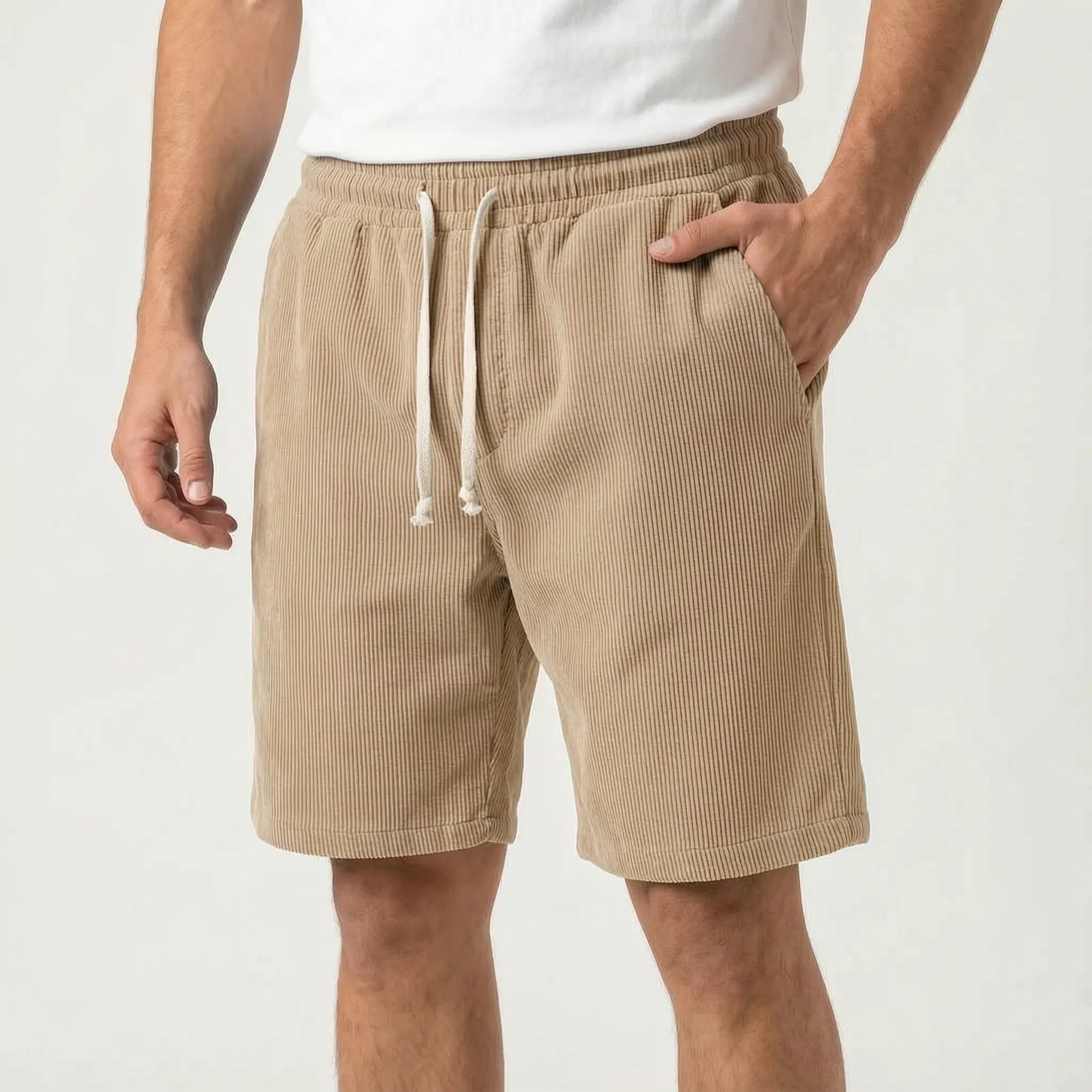 Shorts Texturizados Casual para Hombre - Salidas de Fin de Semana Casual - Ormexis