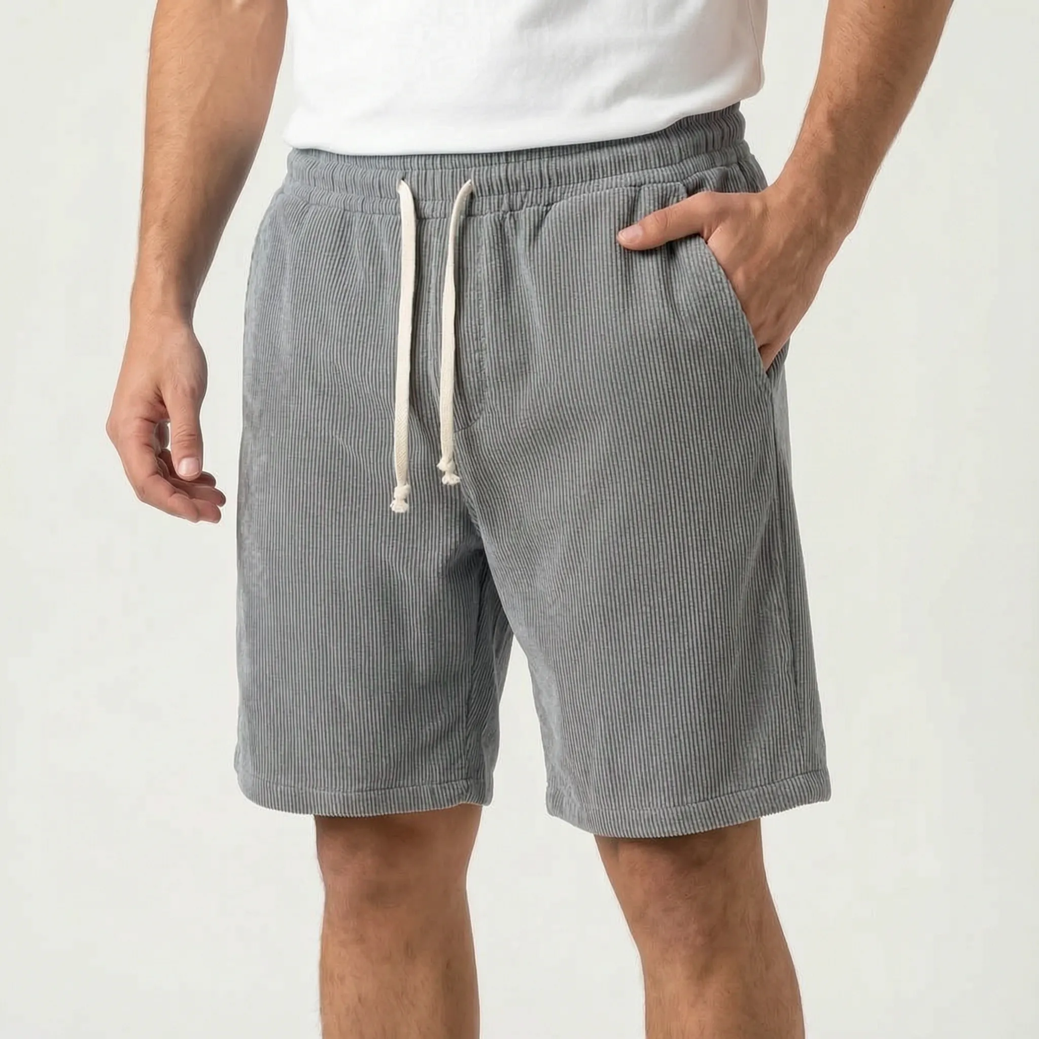 Shorts Texturizados Casual para Hombre - Salidas de Fin de Semana Casual - Ormexis