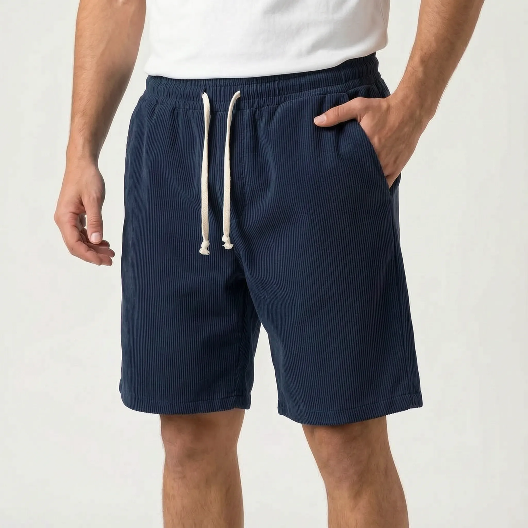 Shorts Texturizados Casual para Hombre - Salidas de Fin de Semana Casual - Ormexis