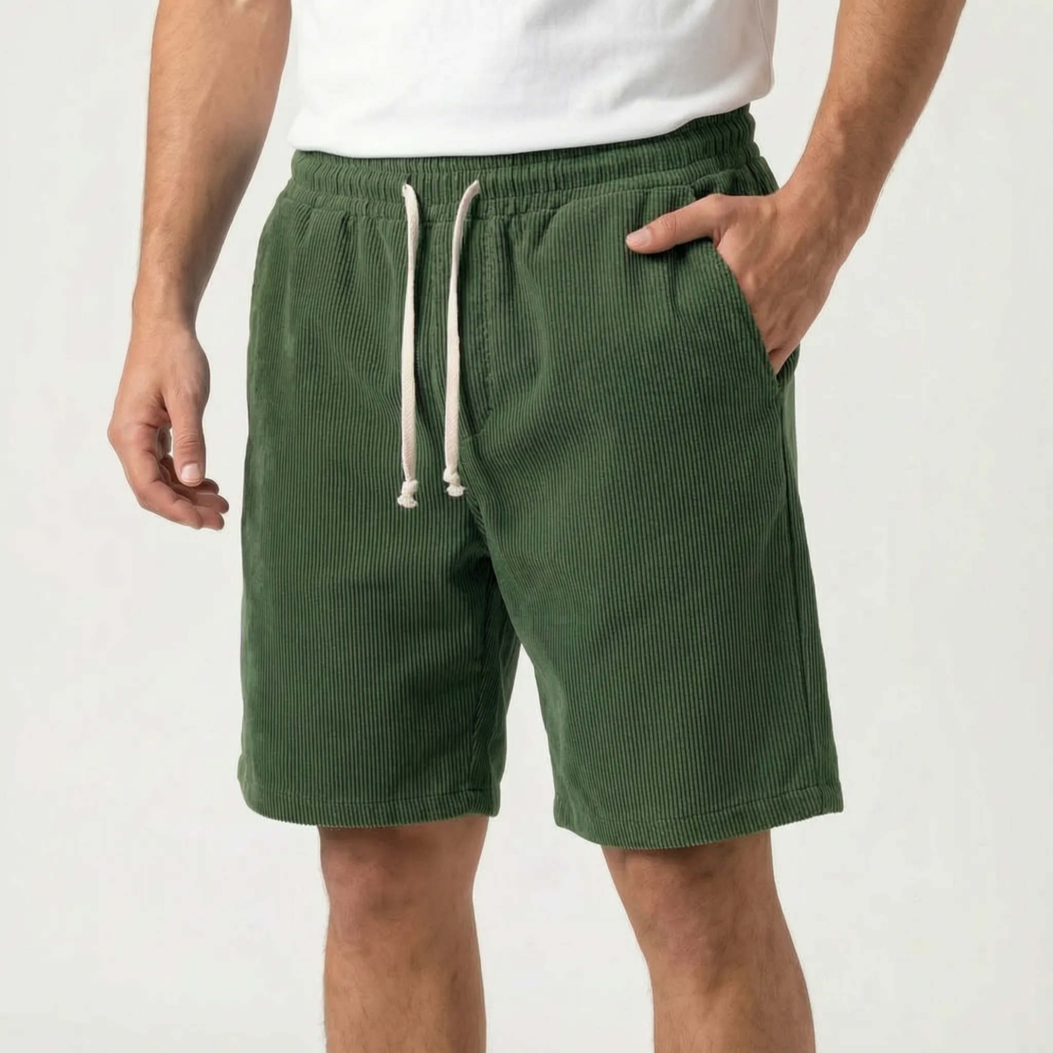 Shorts Texturizados Casual para Hombre - Salidas de Fin de Semana Casual - Ormexis