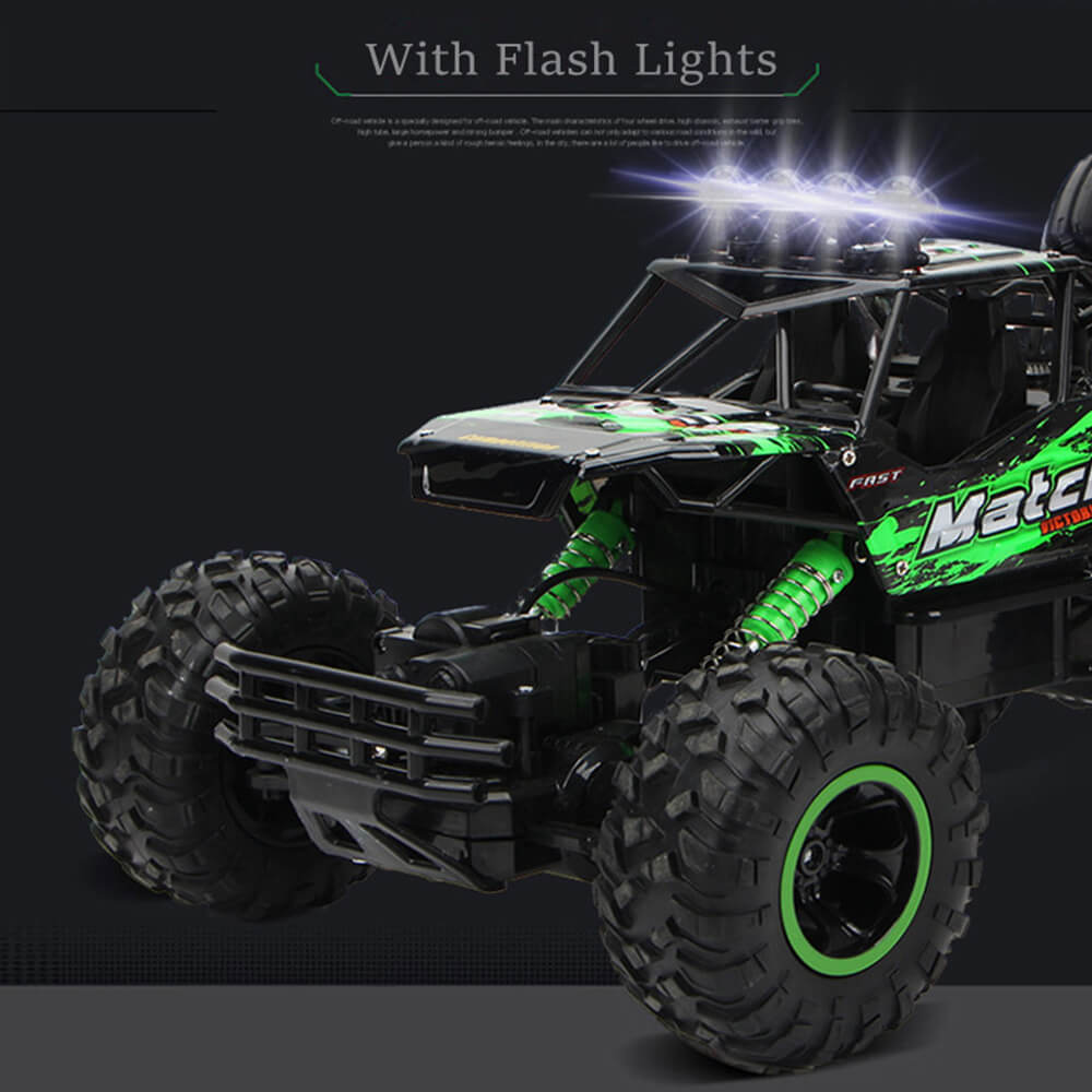 TrailBlaze X1 4WD RC Monster Truck med støddæmpende affjedring til offroad-sjov
