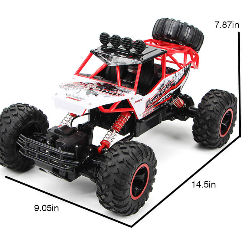 TrailBlaze X1 4WD RC Monster Truck med støddæmpende affjedring til offroad-sjov