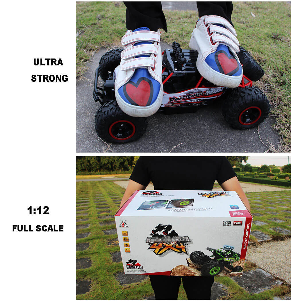 TrailBlaze X1 4WD RC Monster Truck med støddæmpende affjedring til offroad-sjov