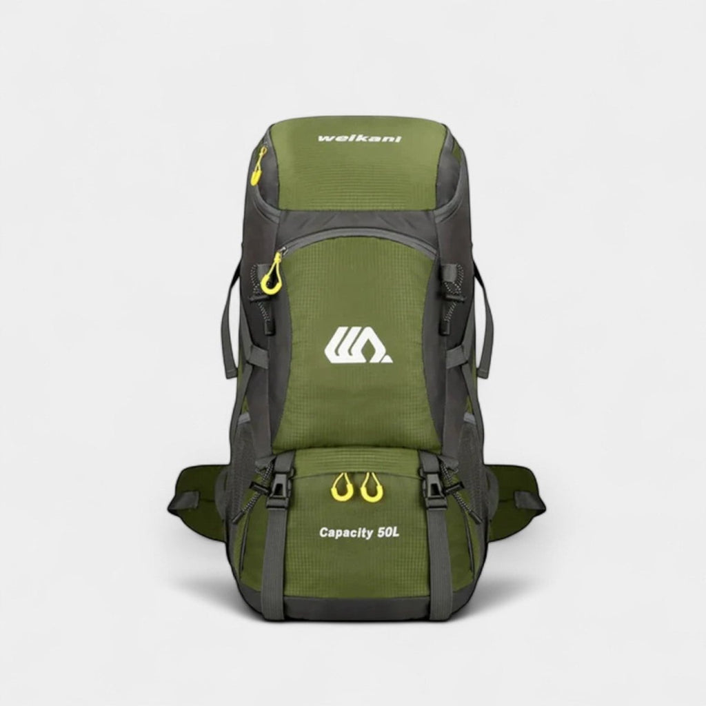 TrailPro 50L vaellussäkki ilmavalla selkäosalla päivittäiseen mukavuuteen