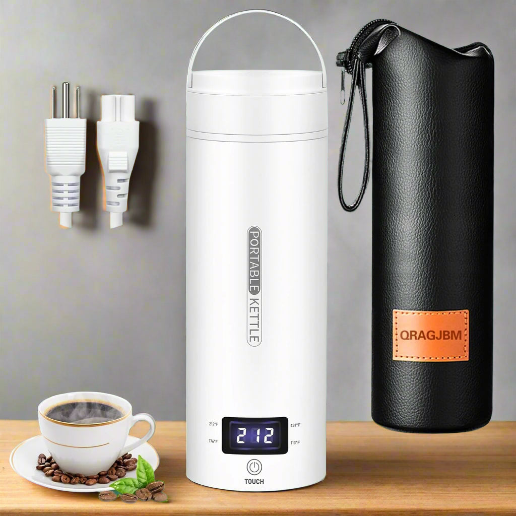 TravelMate kompakt elkedel med smart temperaturkontrol