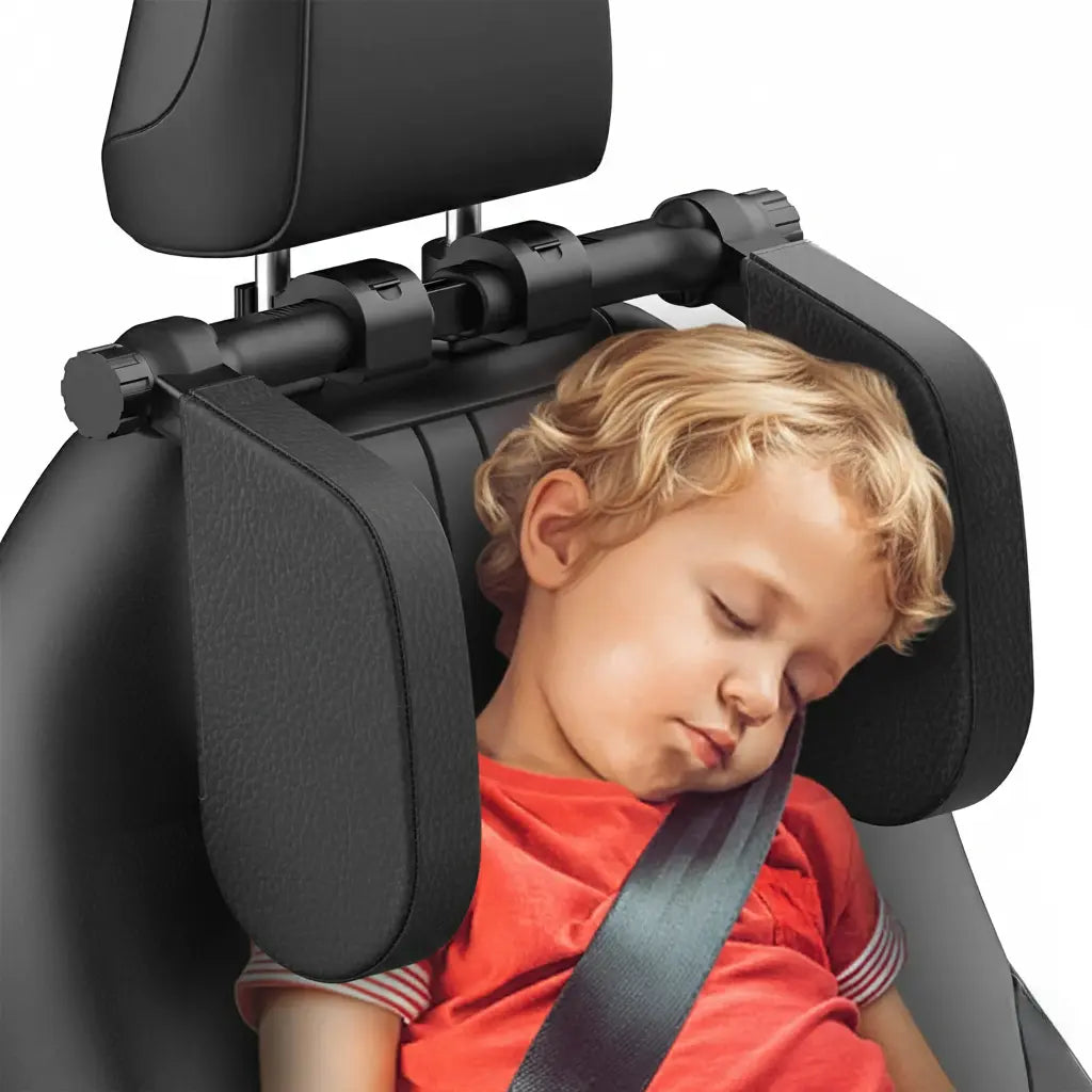 Almohada de cuello ajustable para viajes, para coches y soporte lateral para viajes relajados