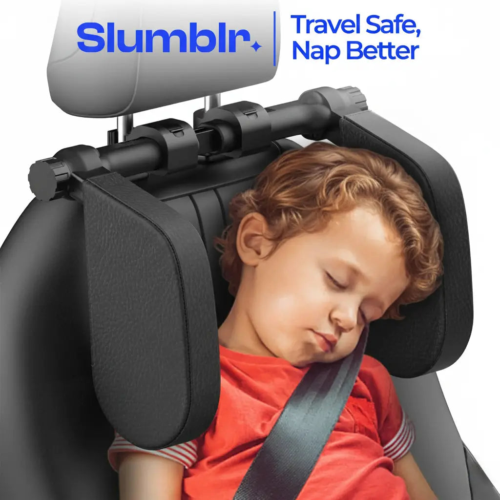Almohada de cuello ajustable para viajes, para coches y soporte lateral para viajes relajados