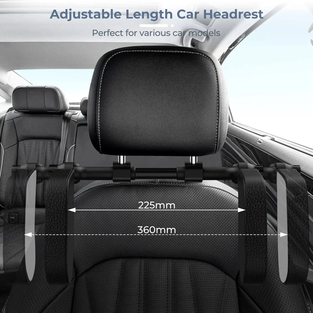 Almohada de cuello ajustable para viajes, para coches y soporte lateral para viajes relajados