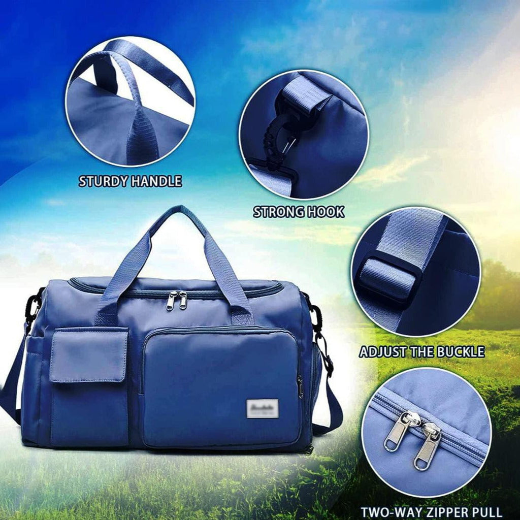 All Purpose Duffle Bag With Waterproof Design And Multiple Pockets For Travel - Ormexis