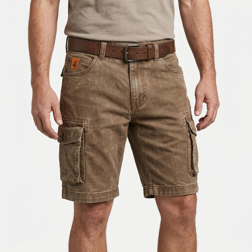 Men's Relaxed Cargo Shorts -  Carrying Daily Essentials - Ormexis