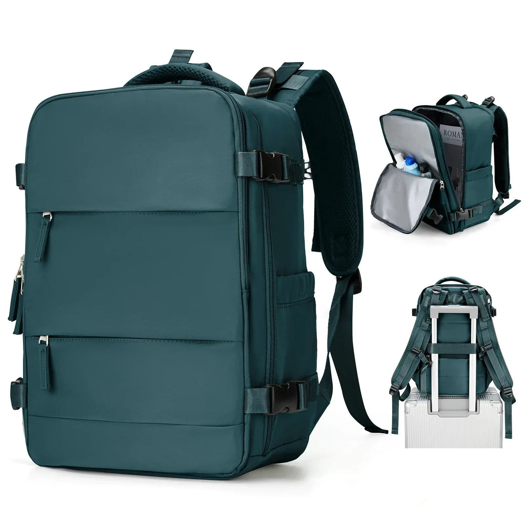 Zaino da viaggio Trekvora con design impermeabile e scomparto per laptop per un uso attivo