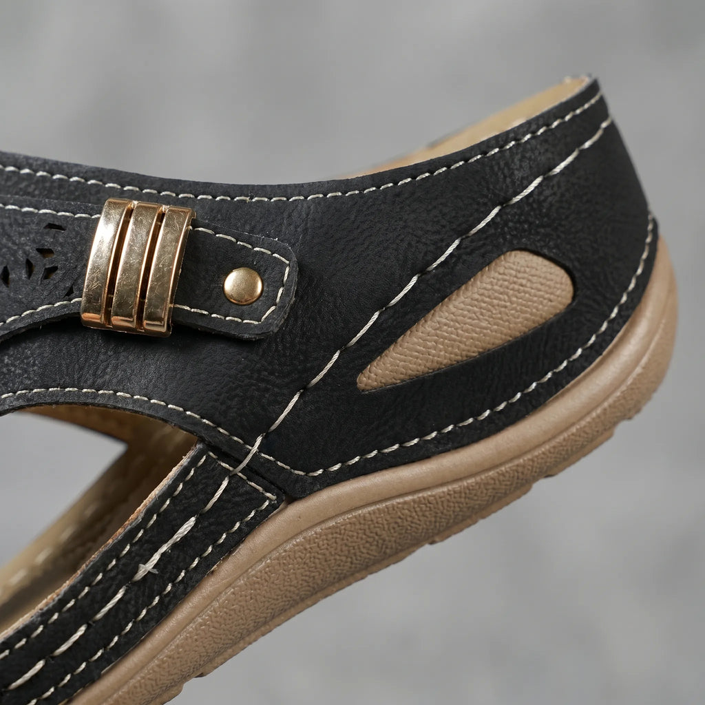 Casual slip-on kilehøye sandaler – raskt hverdagsantrekk – Ormexis