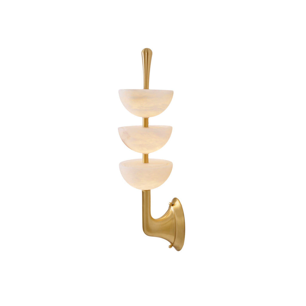 Tiered Alabaster Wall Sconce | Ormexis