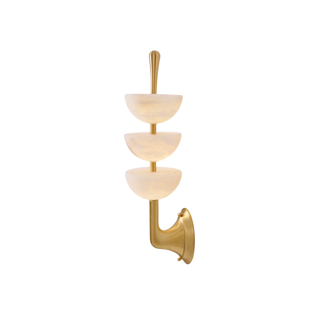Tiered Alabaster Wall Sconce | Ormexis