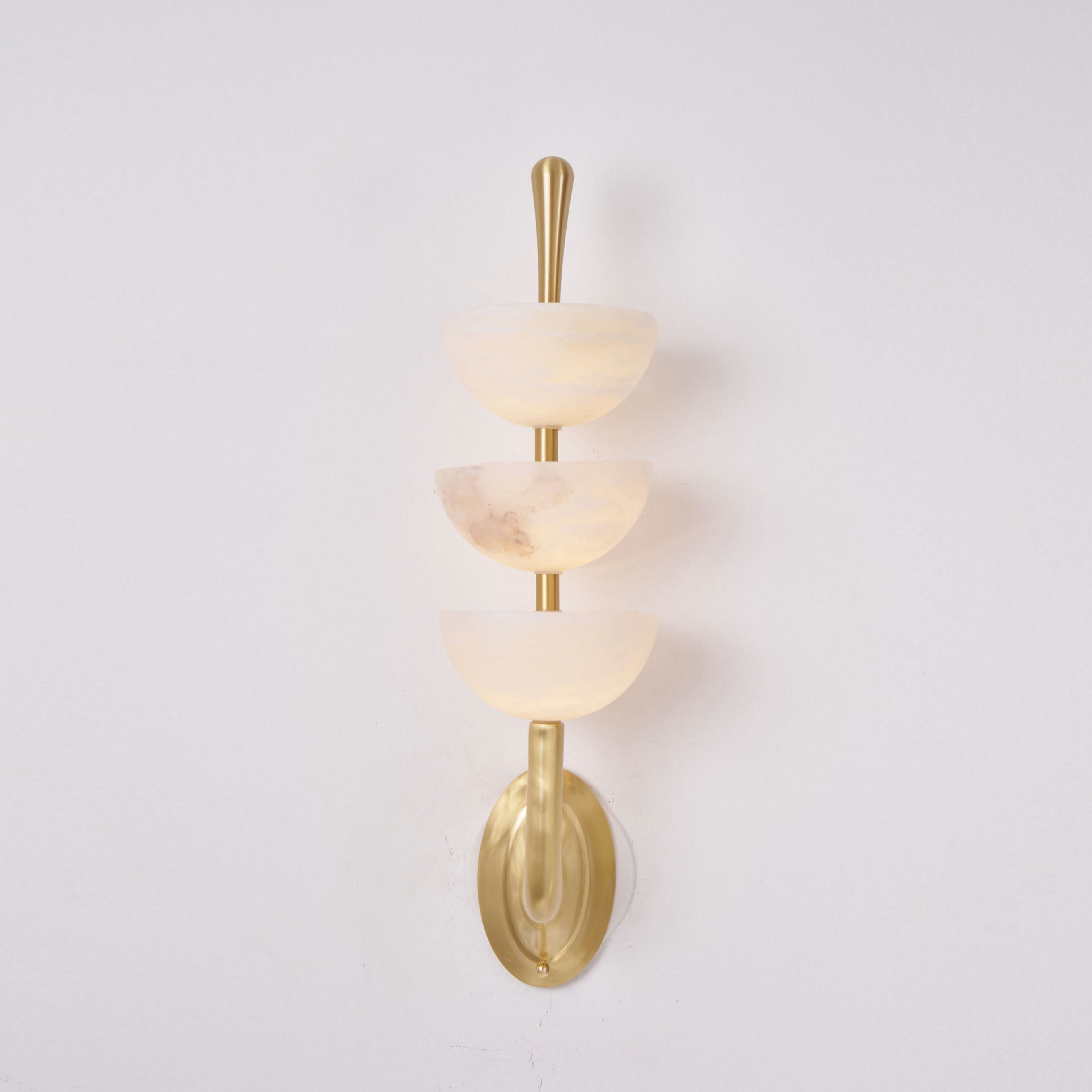 Tiered Alabaster Wall Sconce | Ormexis